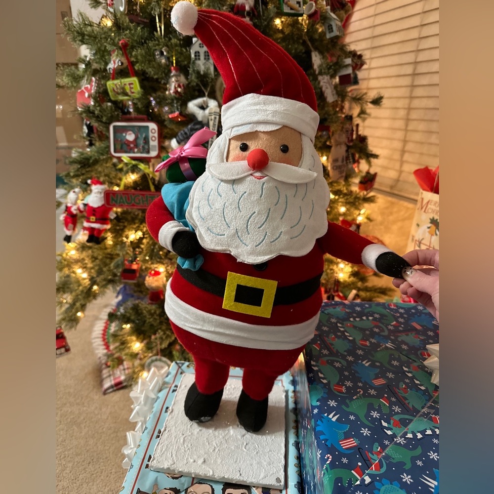 Fabric Santa Claus Decoration